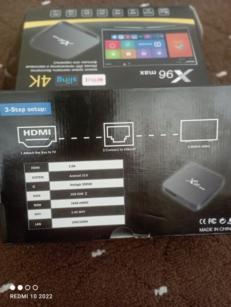 Смарт ТВ бокс приставка X96 max