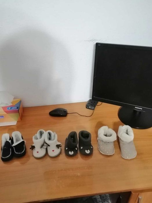 Papucei bebe pt sezonul rece