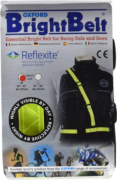 Oxford bright Belt Мото Светлоотразителен Колан Мотори Писта, Ендур