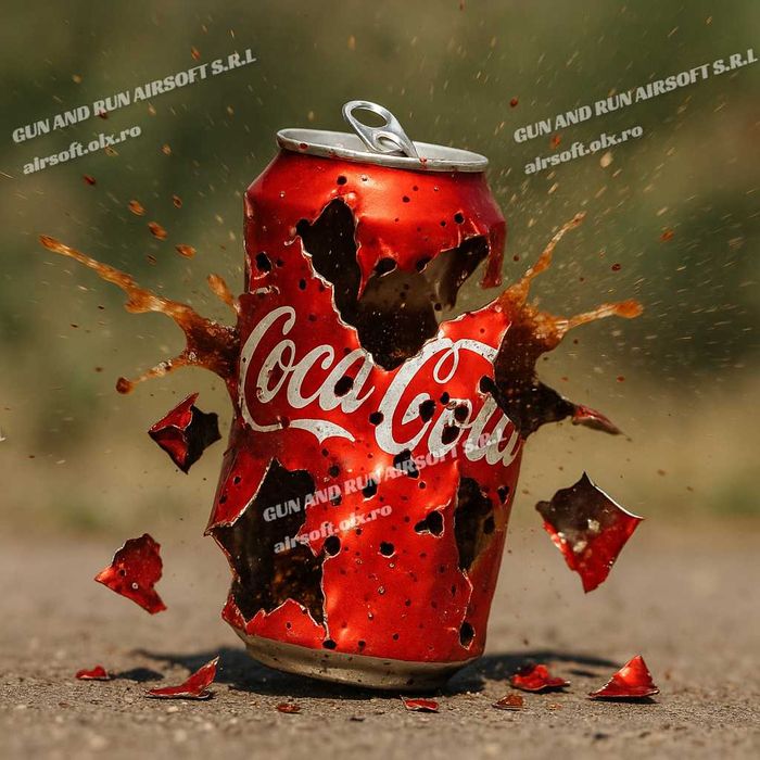 PISTOL HDR Modificat! (10 Butelii co2+100 bile) ~ 25 JOULI++ Gaz Pusca