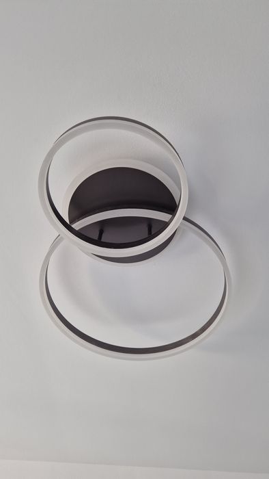 Lampa LED maro, lumina calda si rece, interschimbabile