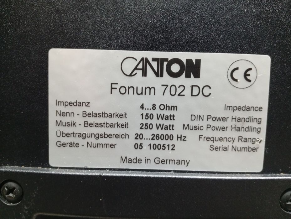 Тонколони CANTON Fonum 720dc