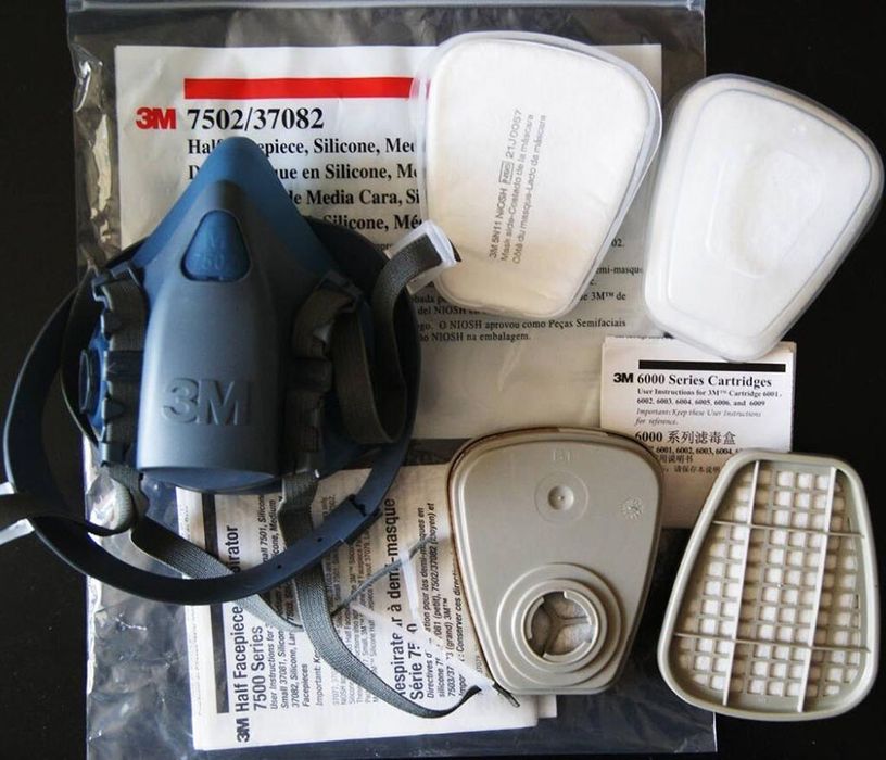 Респиратор Маска 3М 7502 Производства США ОРИГИНАЛ из Первых рук Оптом