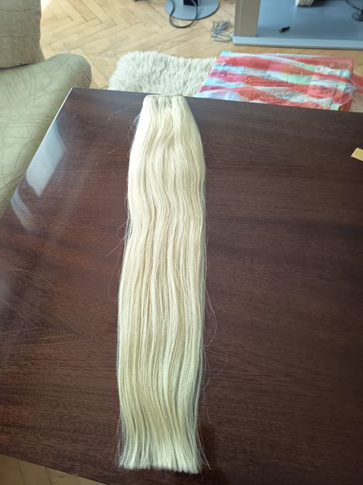 Европейска човешка коса 50см.100гр.