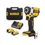 Ударен акумулаторен гайковерт DeWALT DCF921E2T, 18V, 406 Nm, 1/2″