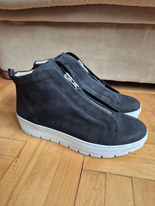 Ghete premium Prive din Piele Naturală, Talpă Cusută - Mărimea 40