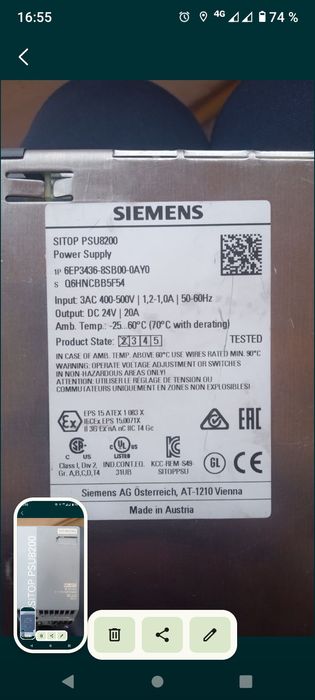 Surse 24 v siemens și murr
