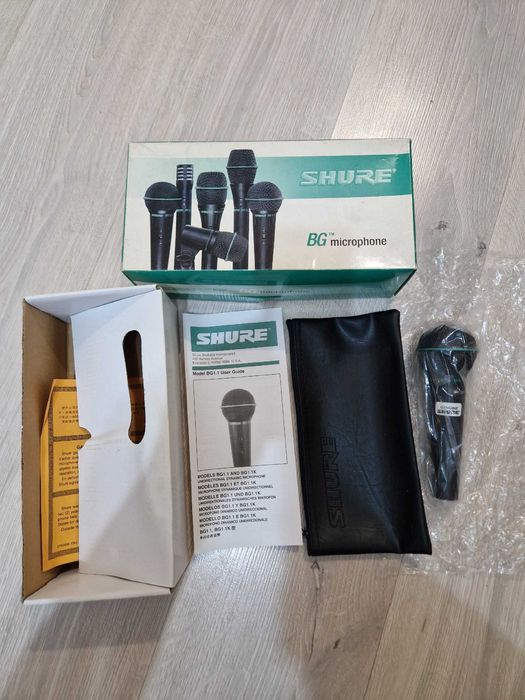 Микрофоны shure sm 58-lc и shure bg1.1