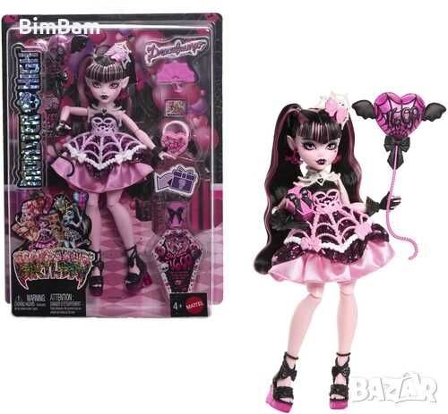 Оригинална кукла Monster High Scary Sweet Birthday - Дракулора /Mattel