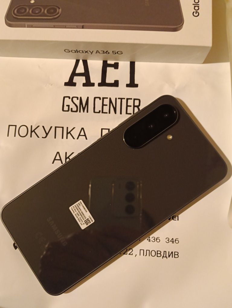 НОВ Samsung A36 5G гаранция