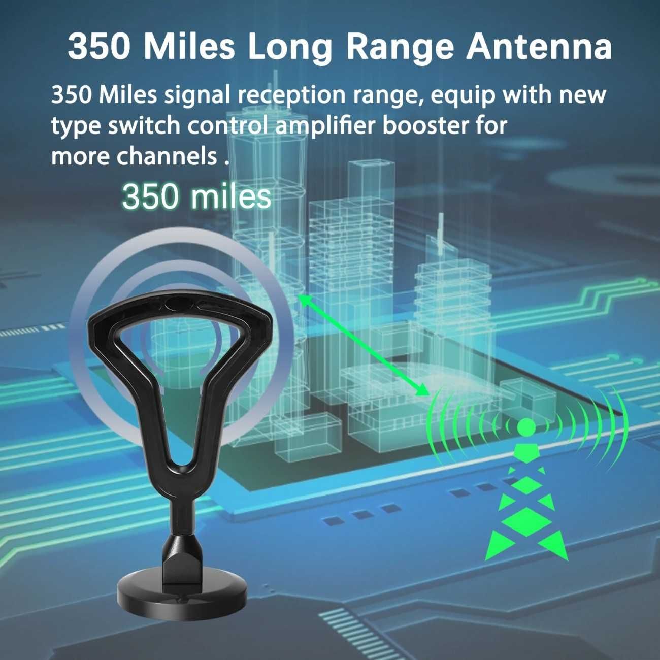 Цифрова антена с усилвател Smart Technology DVB-T2