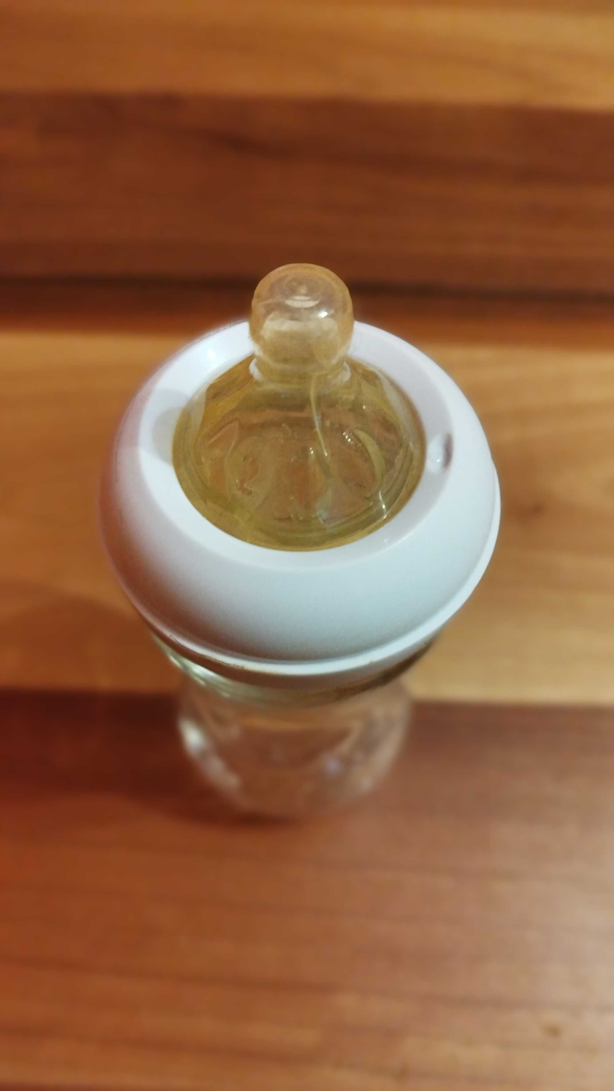 Стъклено шише за бебе AVENT