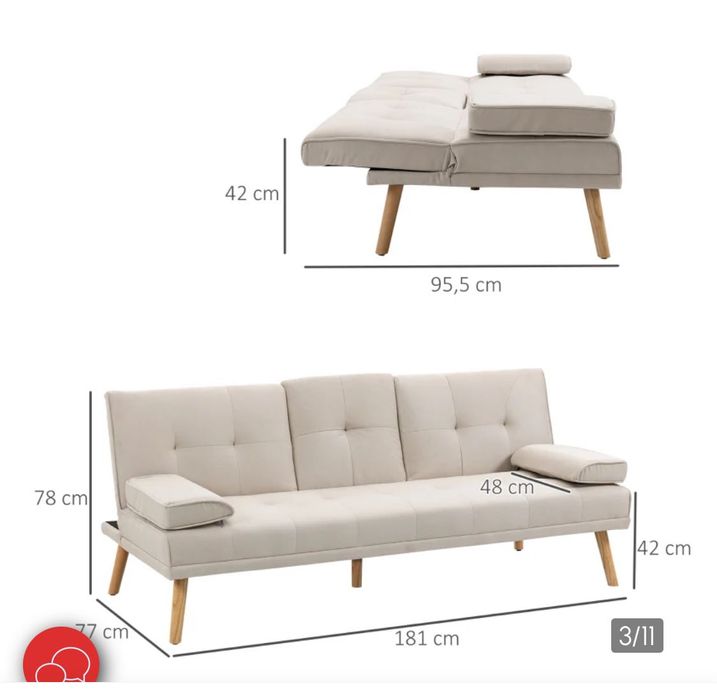 Разтегателен диван