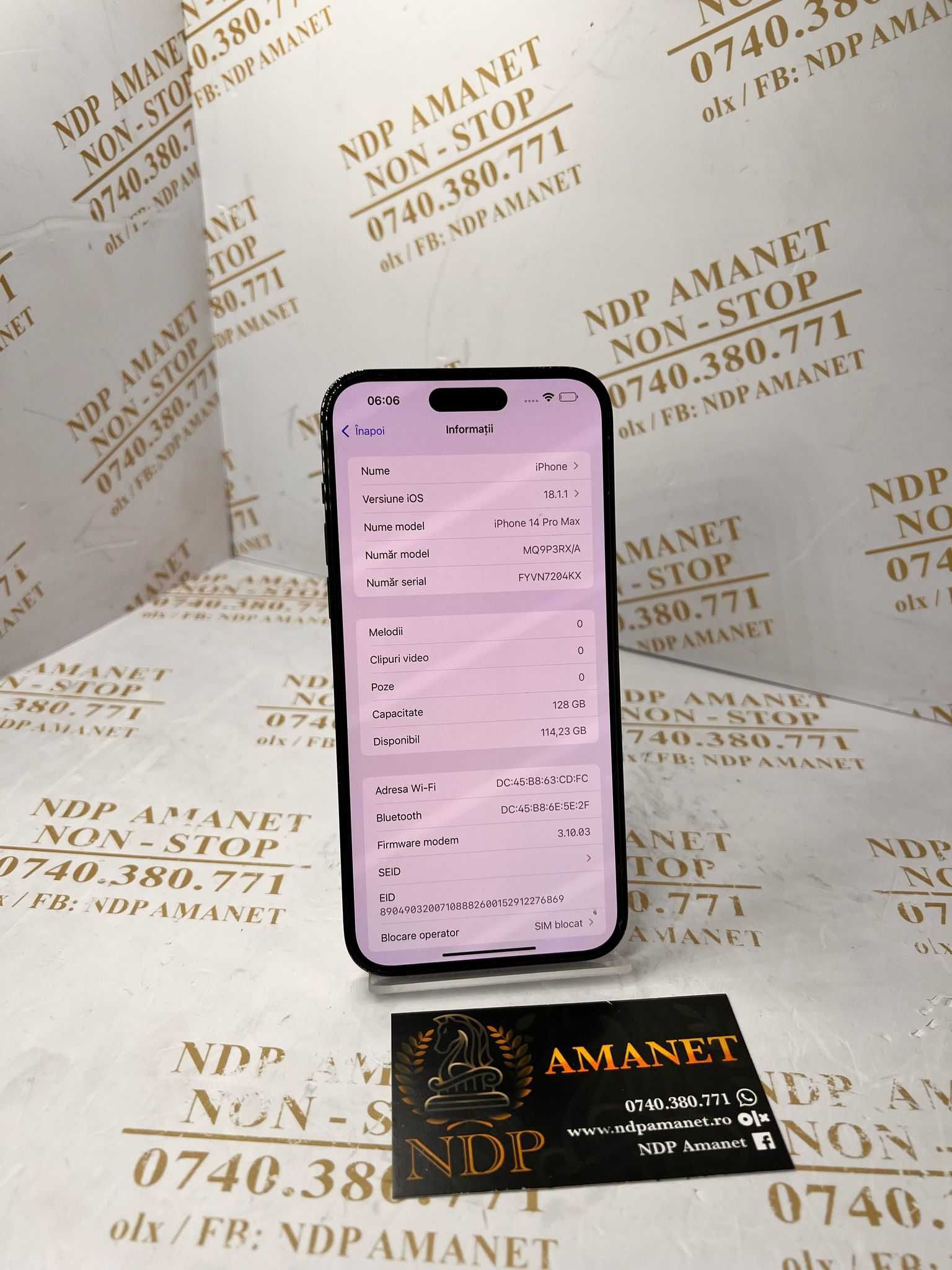 NDP Amanet Calea Mosilor   IPHONE 14 PRO MAX (27757)