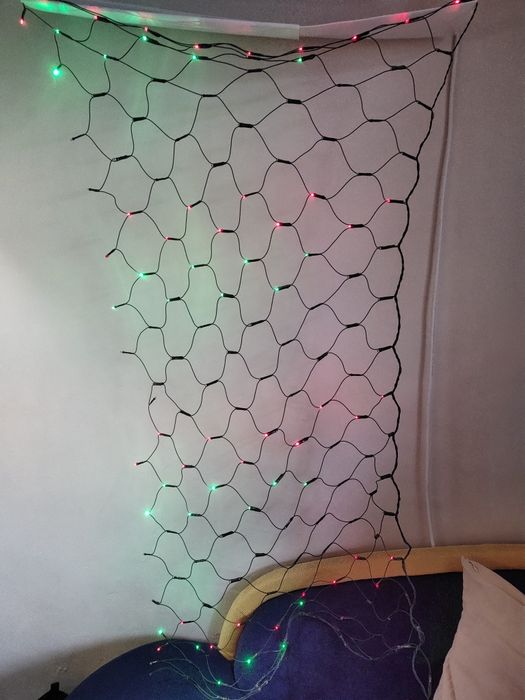 Светеща коледна завеса