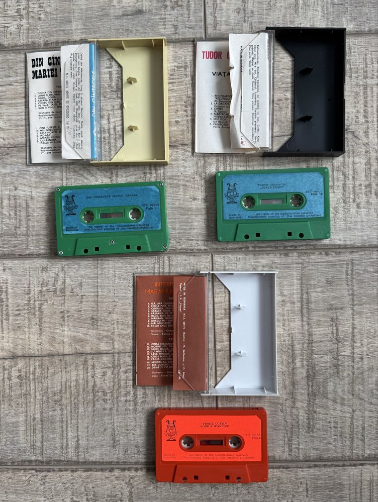 Casete originale muzica romaneasca Electrecord