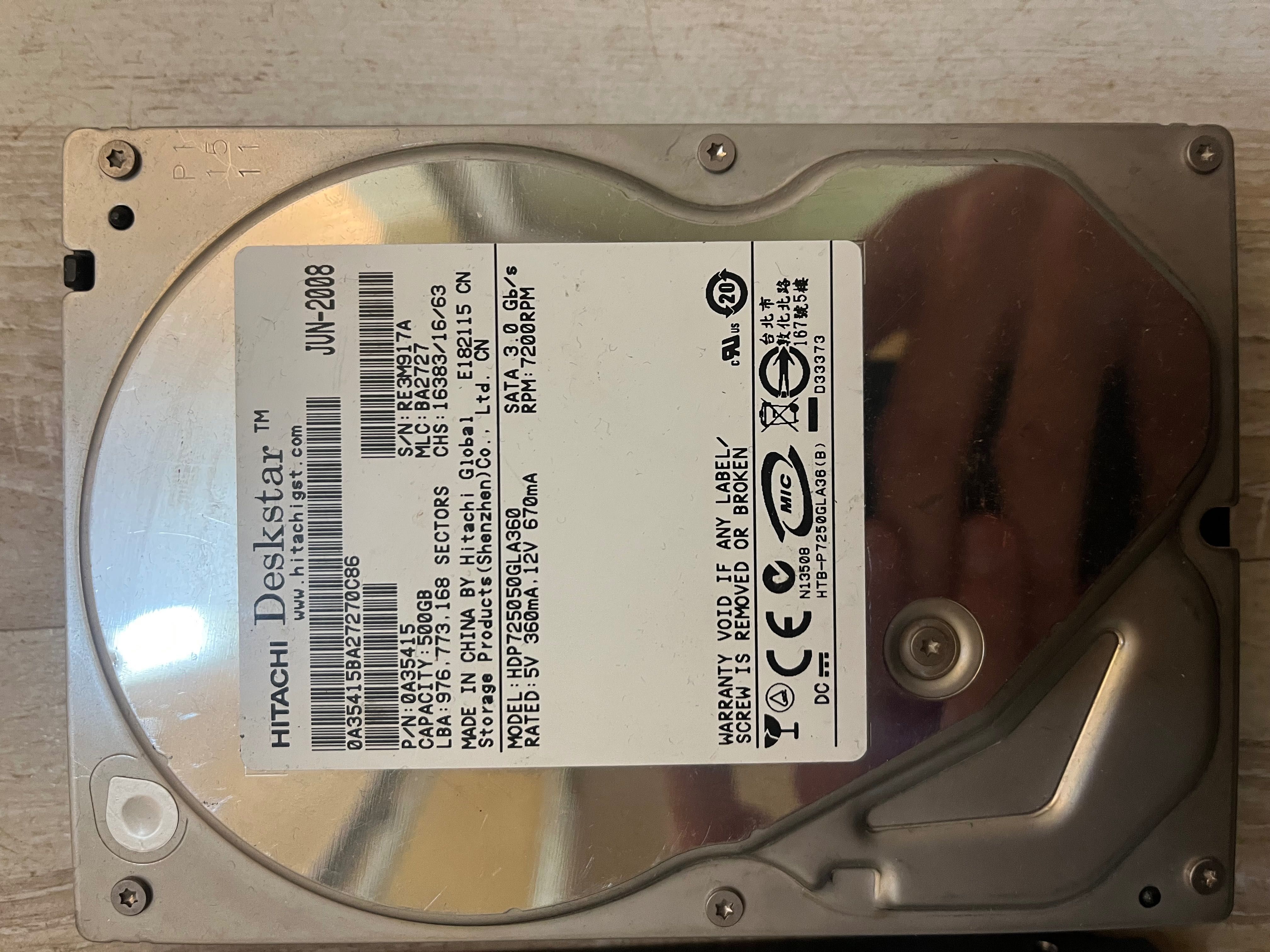3 броя Hard disk 3.5 - хард диск hdd за части