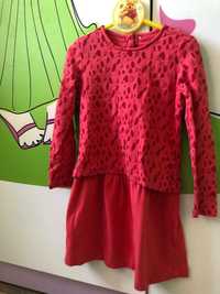 Детска червена рокля Primigi размер 7 години