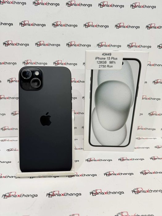 iPhone 15 Plus Black Neverlocked 128GB