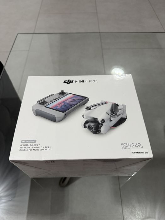 Drona DJI Mini 4 Pro fly more combo RC2 • NOUA / SIGILATA •