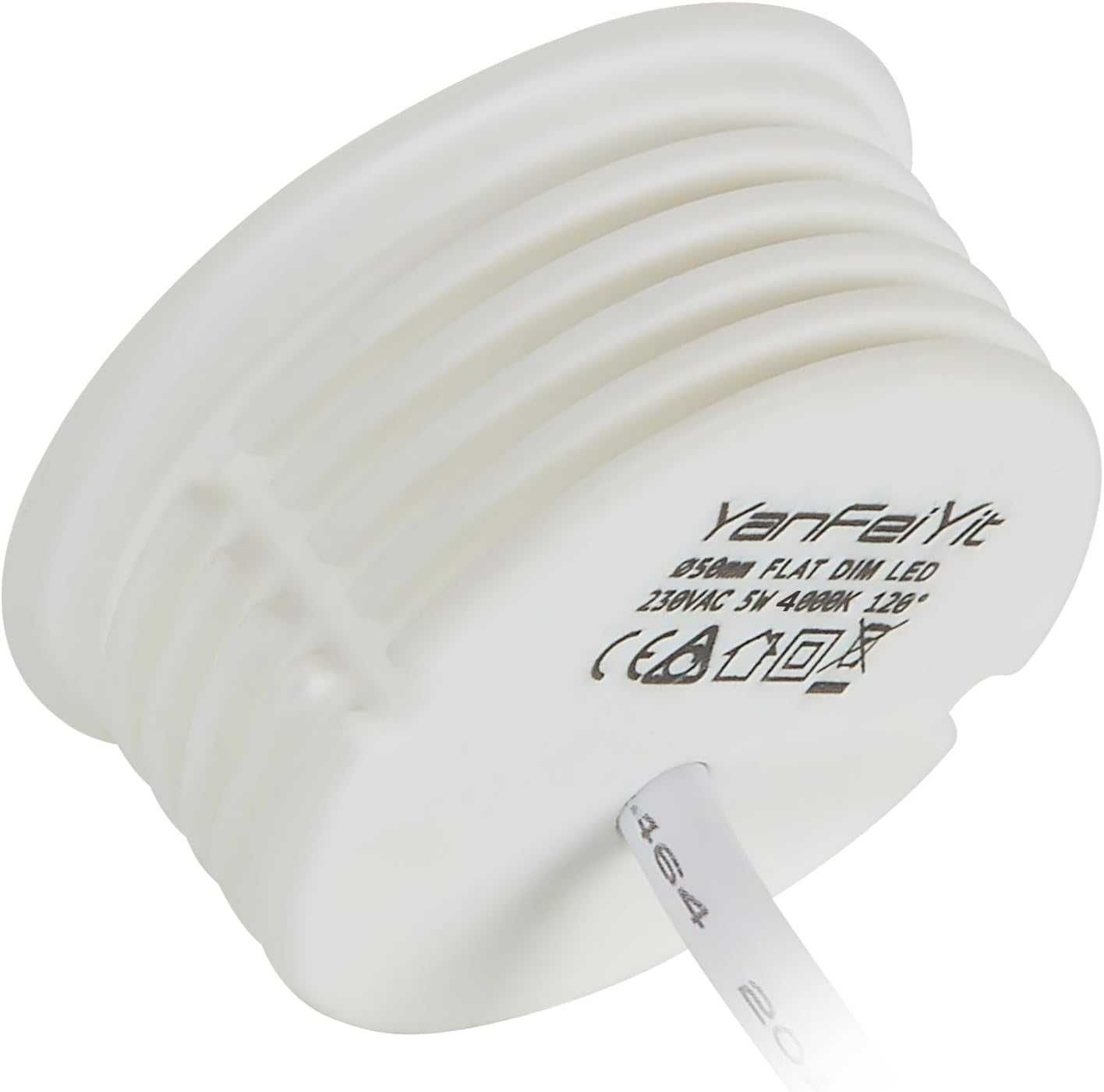 LED лунички за вграждане, 5W, 22мм, димируеми, 7 бр/к-кт