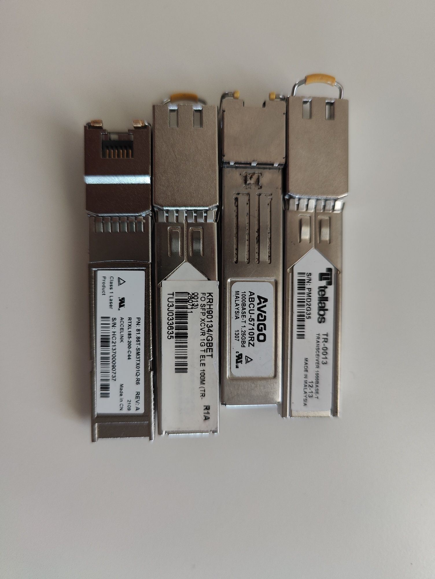 SFP uri 1G electric diferite modele si vendori