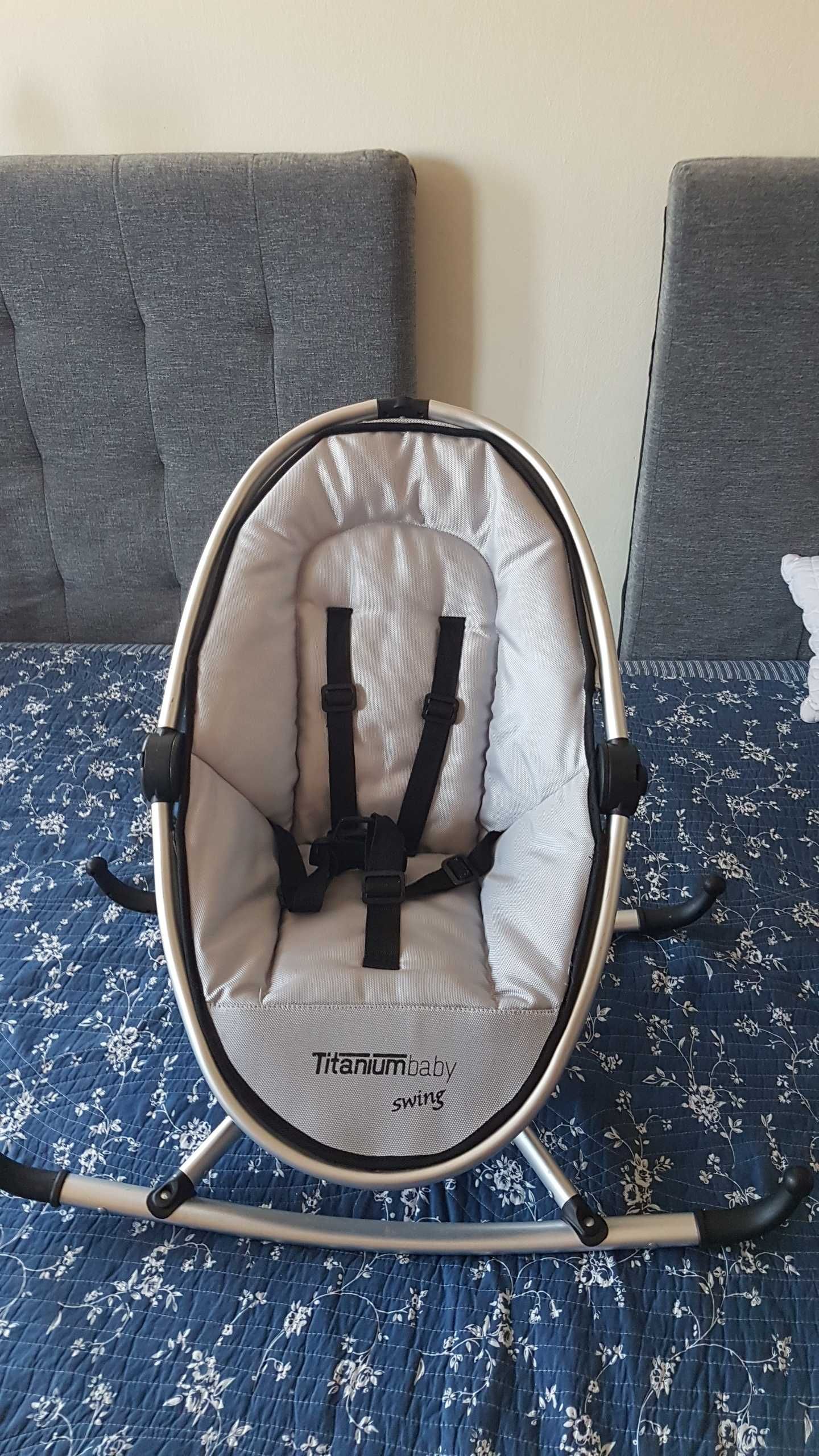 Scaun/ leagăn/balansoar din aluminiu Titanium baby swing