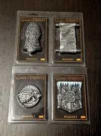 Lot 4 magneti frigider " Game of Thrones " - HBO Official Collectibles