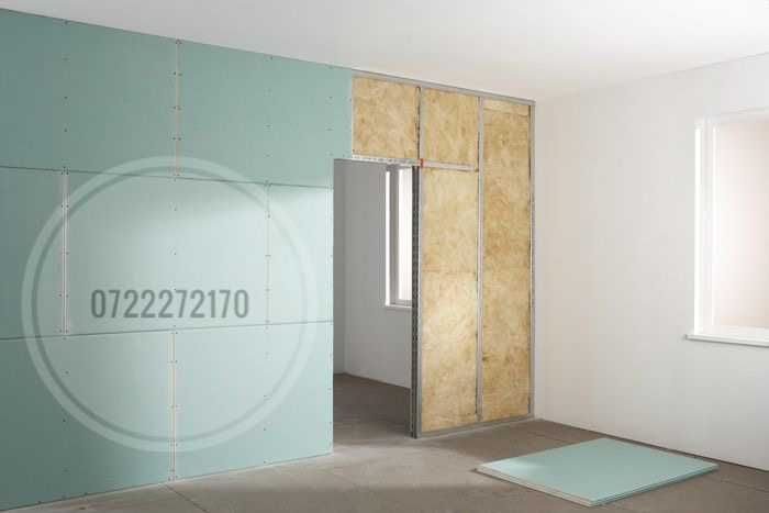 Materiale si montaj pereti rigips si tavane gips carton