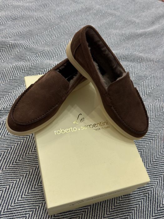 Продам лоферы зима италия Роберто серпентини новые