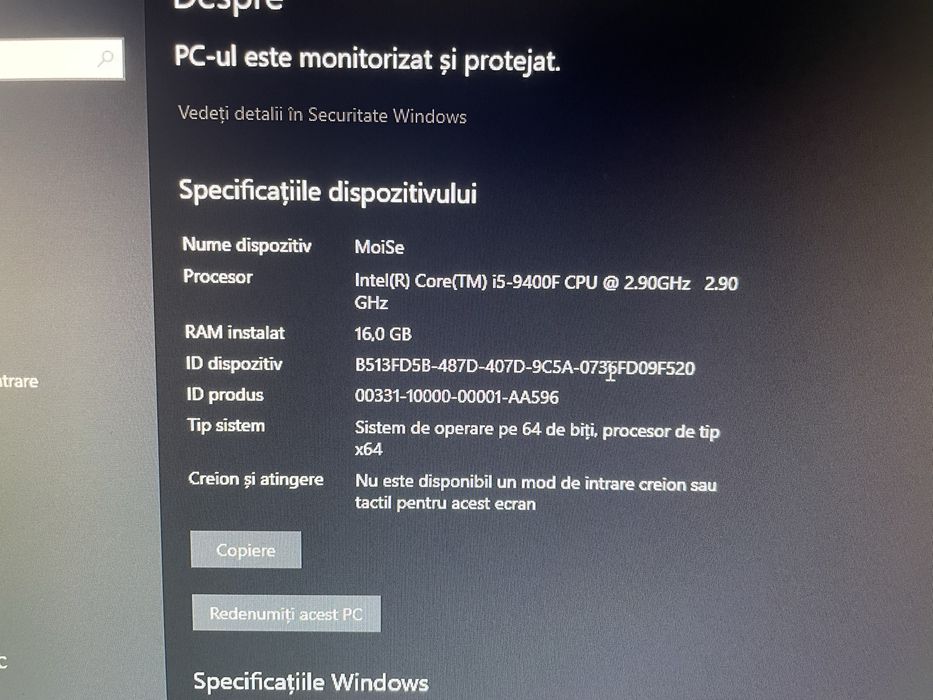 Vând PC Gaming, cu tot cu monitor DELL de 75 hZ, mouse si mousepad etc