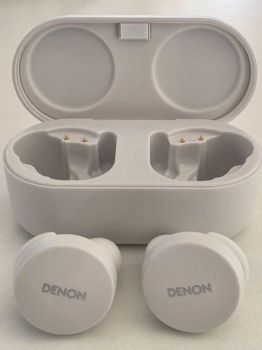 True wireless слушалки DENON PERL бели
