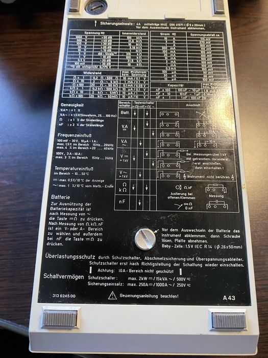Unigor A43 Impedanta 100kohm pe volt
