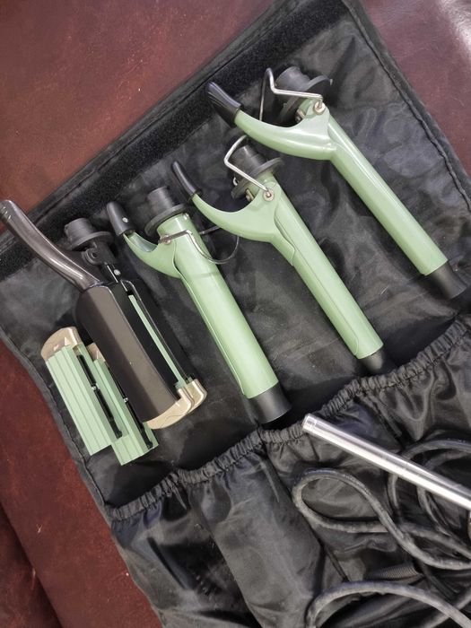 Преса за коса с много приставки