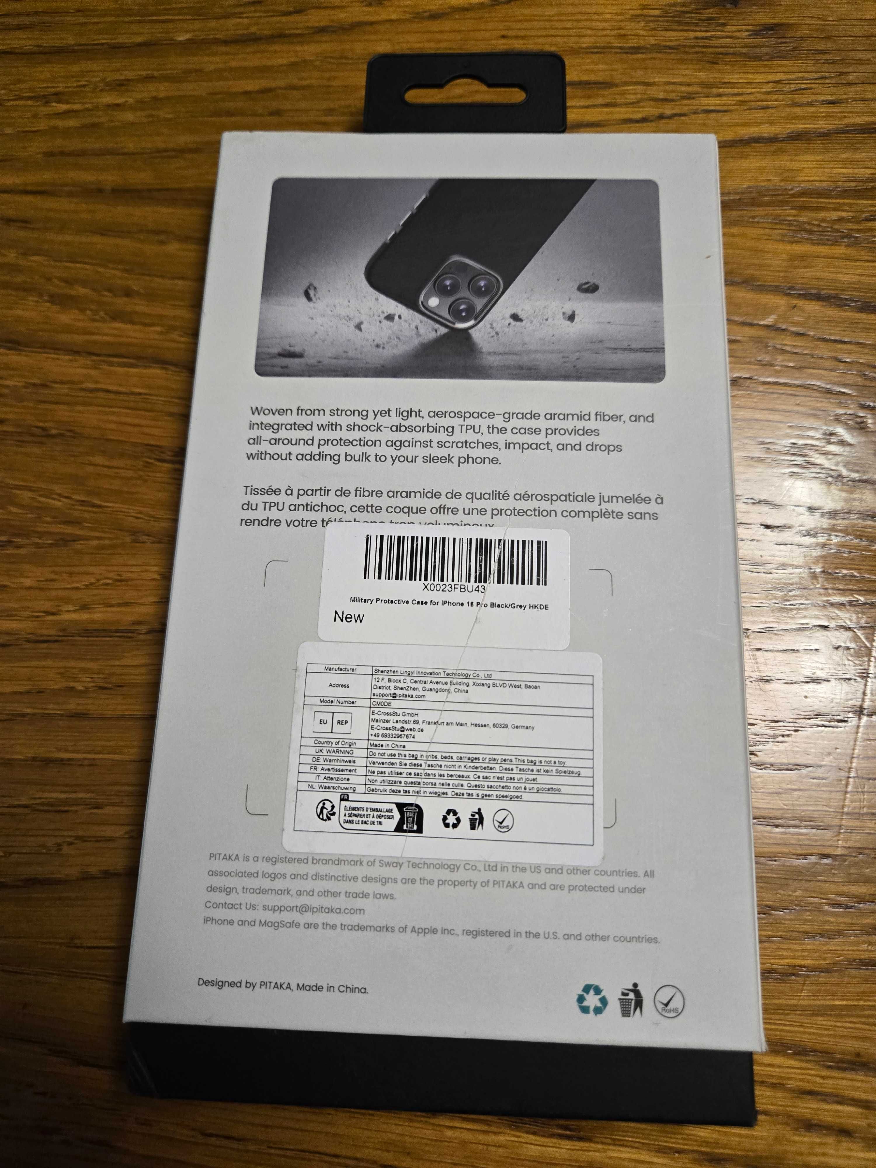 Калъфи Pitaka за Iphone 15 pro, 15 pro max, 16 pro, 16 pro max