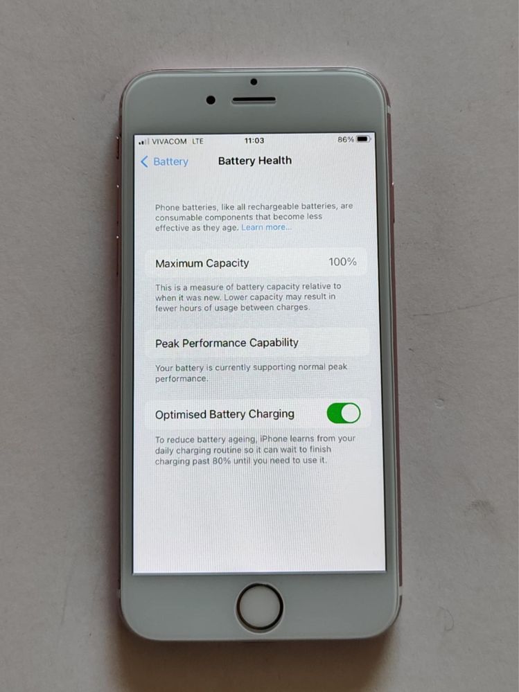 iPhone 6s Rose Gold