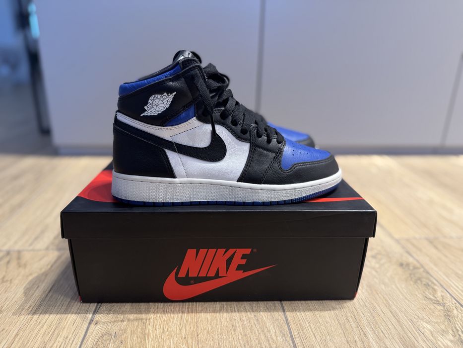 Air Jordan 1 Retro High OG Royal Toe, mărimea 38, stare foarte bună