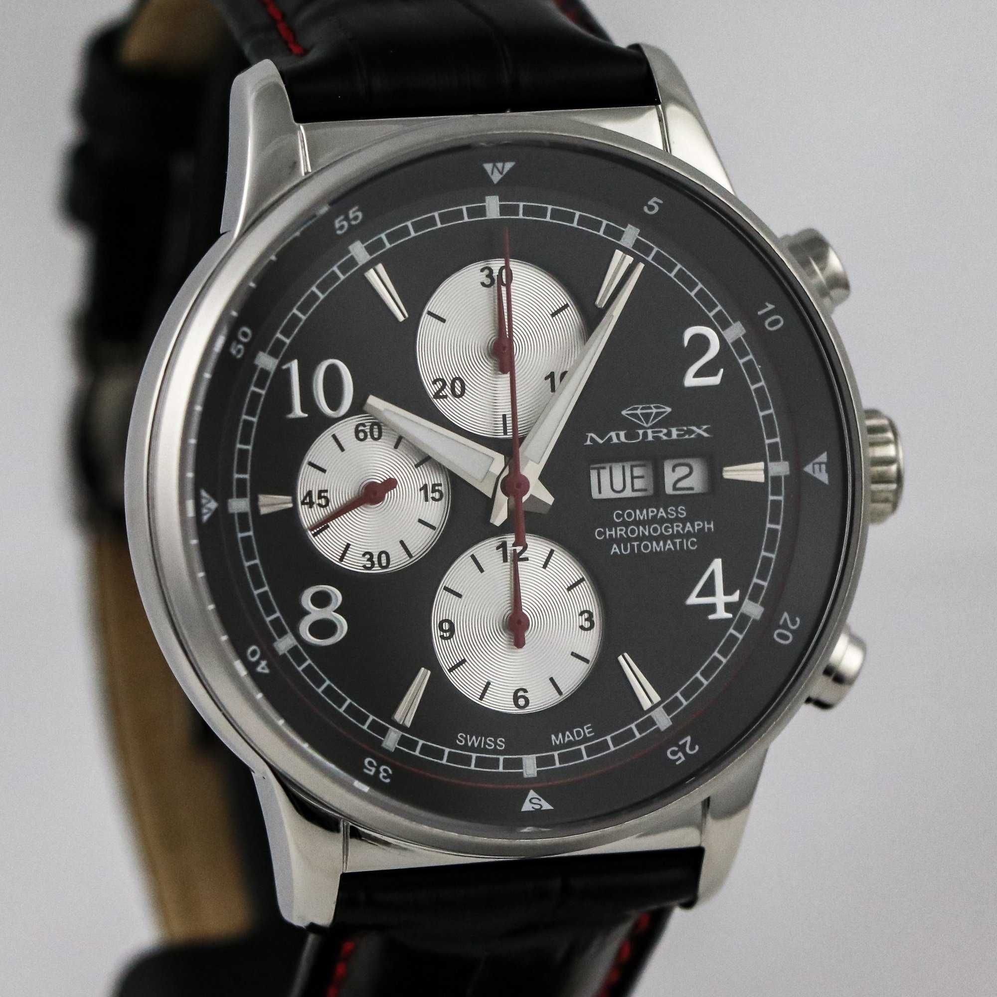 Мъжки часовник Murex - Компас Valjoux автоматичен - MUA650-SL-35