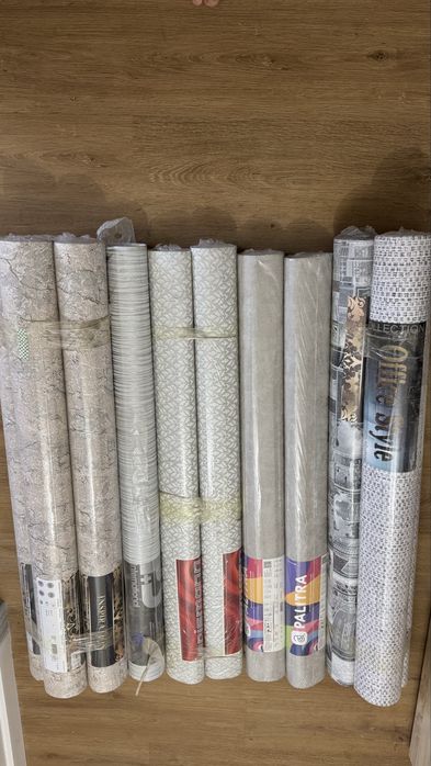 Новые рулоны обоев. Обои для стен