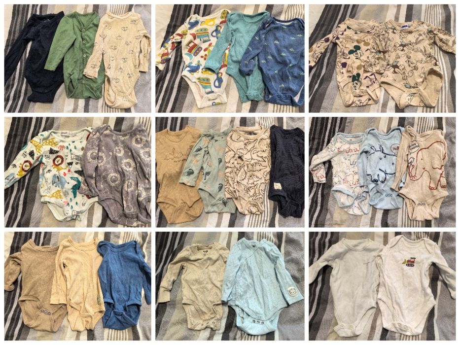 Дрешки за дете от 56см до 86см