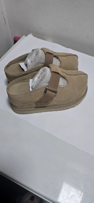 UGG saboți din piele întoarsă