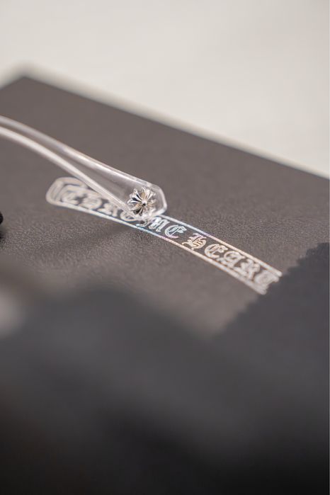 Ochelari Chrome Hearts Transparent si Argintiu