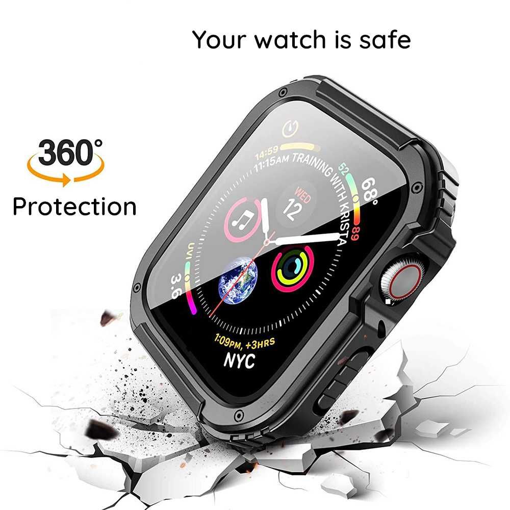 Huse protectie full body 360 APPLE Watch 7 8 9 45mm 41mm modele diferi