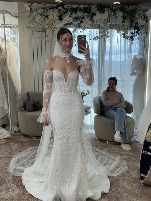 Rochie de mireasă tip sirenă