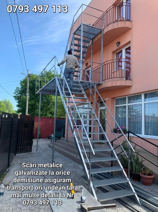 Scări metalice galvanizate la orice demisiune asiguram transport ori u