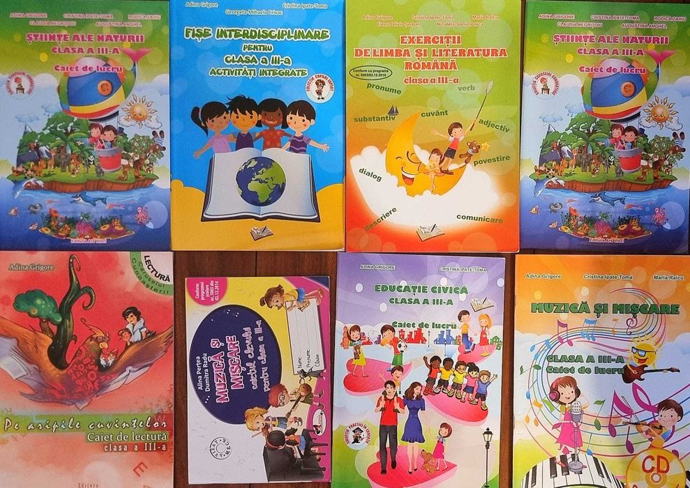 Carti noi pentru Clasa a-3-a si Clasa a-4-a