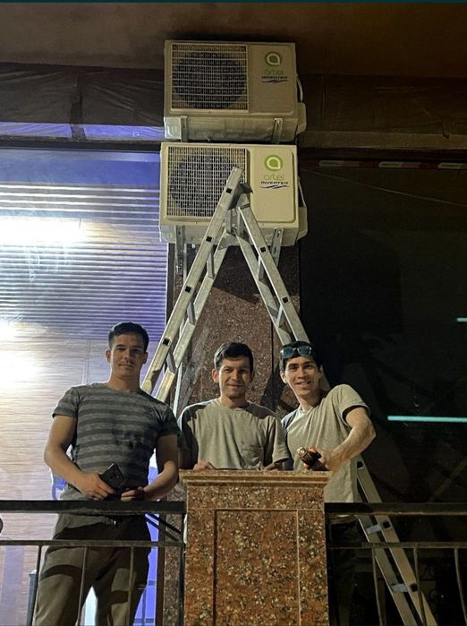 Кондиционер.установка .