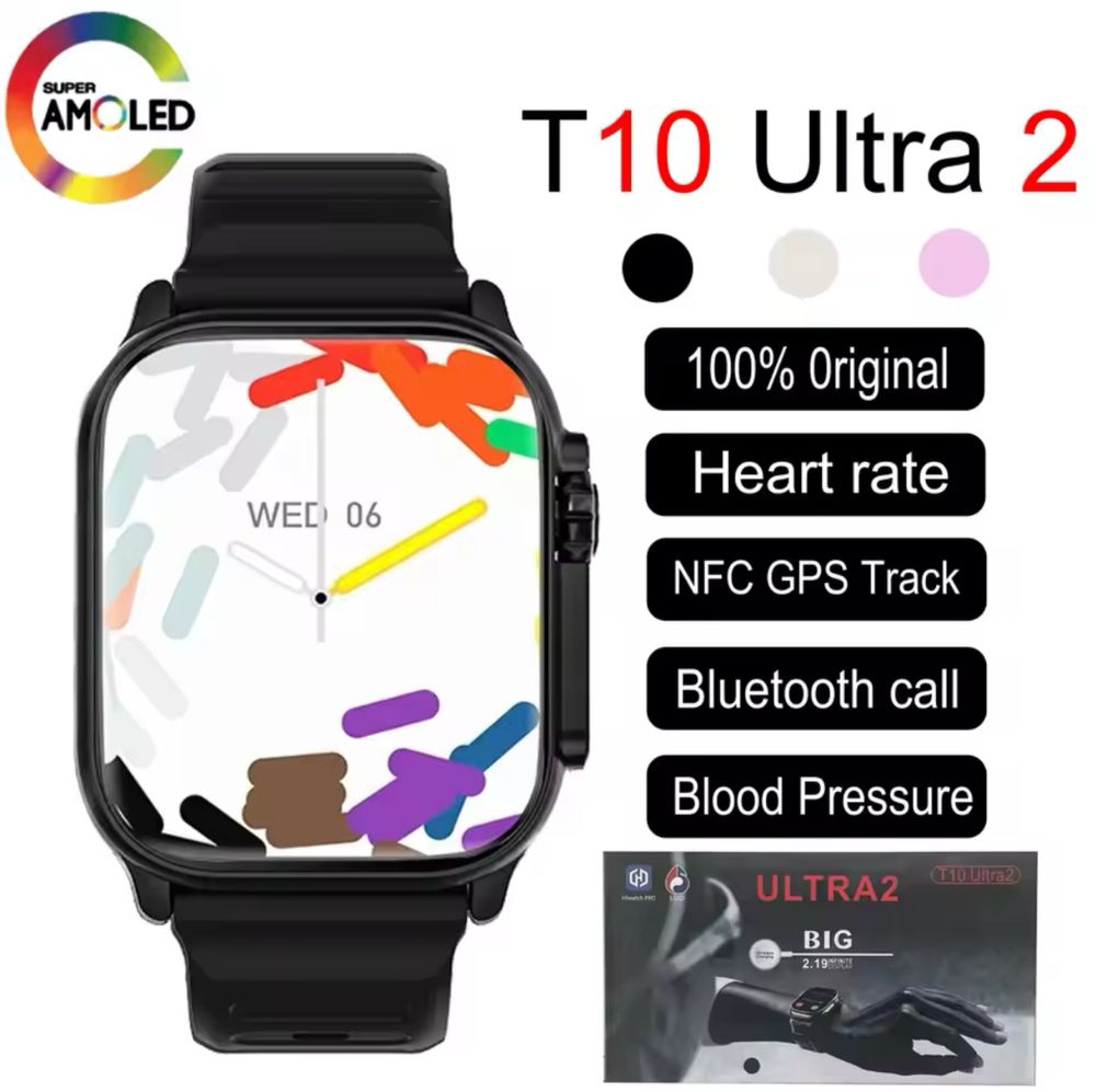 Смарт часовник smart watch t10 ultra 2