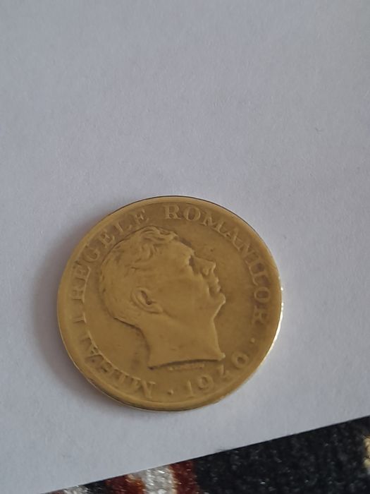 Vând moneda regele Mihai 1946 2000 lei ,bratara ,lant argint vechi 925