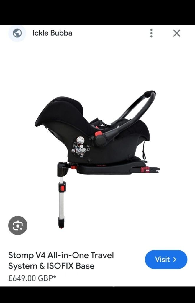 Scoică Scaun auto isofix ICKLEBUBBA
Marca icklebubba